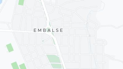 Kaart met de situering van het hotel