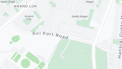 Mapa de localização do hotel