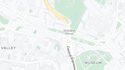 Hotel location map