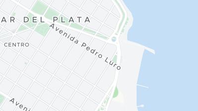 Kaart met de situering van het hotel