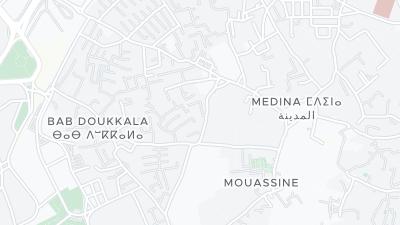 Mapa de localização do hotel