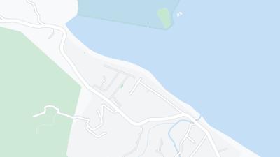 Kaart met de situering van het hotel