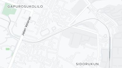 Mapa de localização do hotel