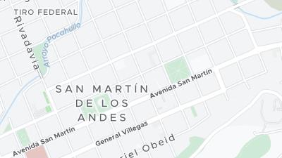 Kaart met de situering van het hotel