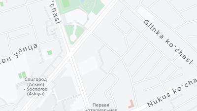 Hotel location map