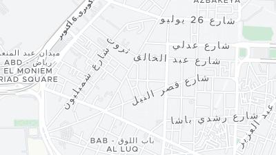 Hotel location map