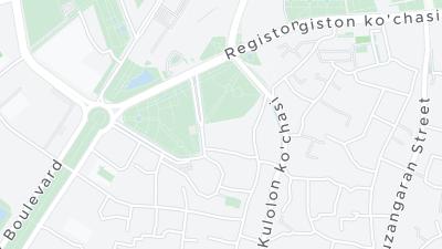 Mapa de localização do hotel