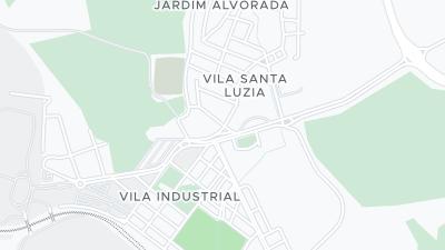 Kaart met de situering van het hotel