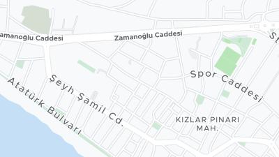 Hotel location map