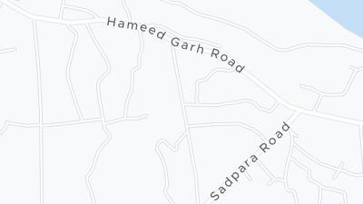 Hotel location map