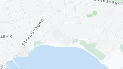 Kaart met de situering van het hotel