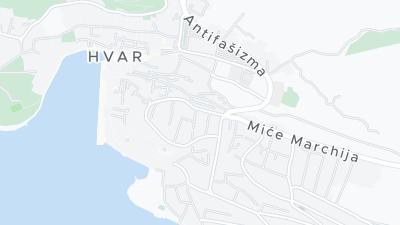 Mapa de localização do hotel