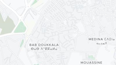 Mapa de localização do hotel