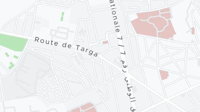 Hotel location map