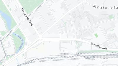 Hotel location map