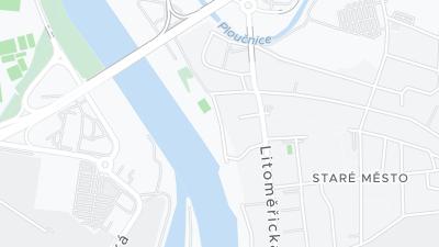 Kaart met de situering van het hotel