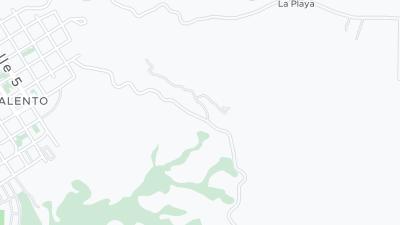 Kaart met de situering van het hotel