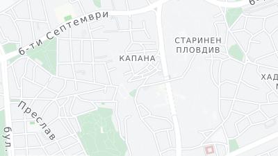Hotel location map