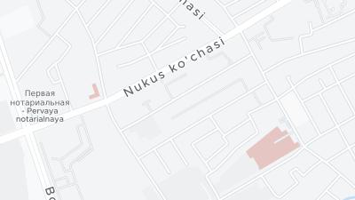 Hotel location map