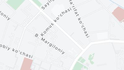 Plan de localisation de l'hôtel