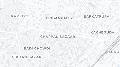 Mapa de localização do hotel