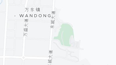 Kaart met de situering van het hotel