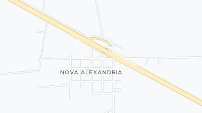 Kaart met de situering van het hotel