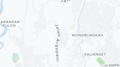 Mapa de localização do hotel