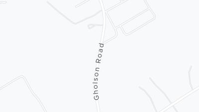 Kaart met de situering van het hotel