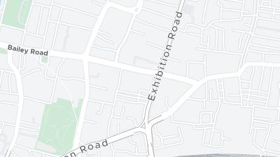 Kaart met de situering van het hotel