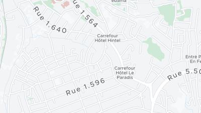 Hotel location map