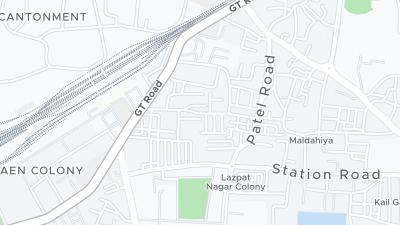 Hotel location map
