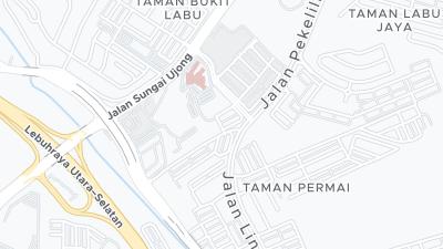 Hotel location map