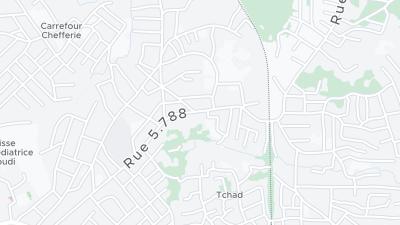 Hotel location map