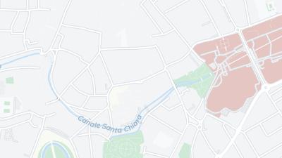 Kaart met de situering van het hotel