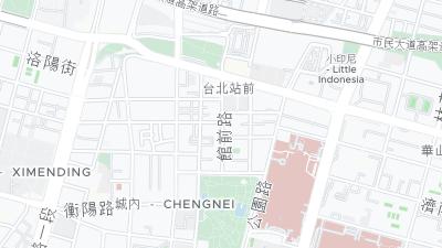 Hotel location map