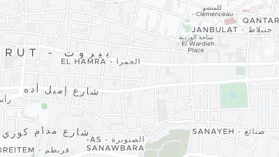 Hotel location map