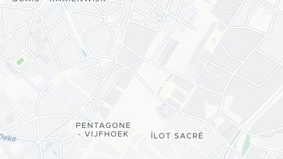 Kaart met de situering van het hotel