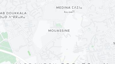 Mapa de localização do hotel