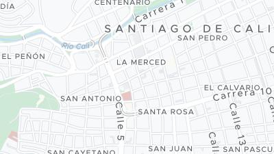 Kort over hotellets beliggenhed