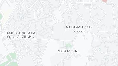 Mapa de localização do hotel