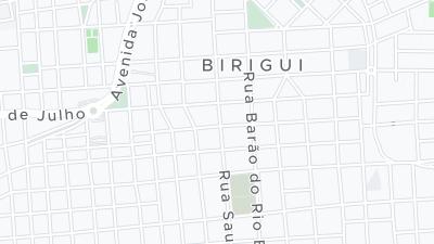 Kaart met de situering van het hotel