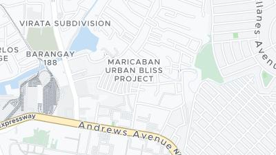 Hotel location map