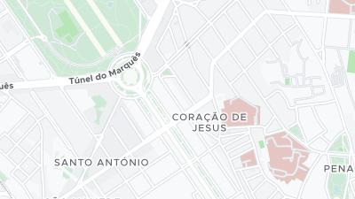 Mapa de localização do hotel