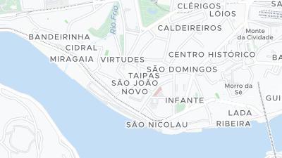 Hotel location map