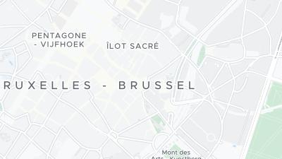 Kaart met de situering van het hotel