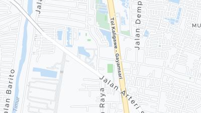 Kort over hotellets beliggenhed