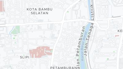 Kort over hotellets beliggenhed