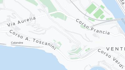 Hotel location map