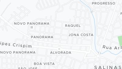 Mapa de localização do hotel